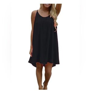Black Midi  Dress Small